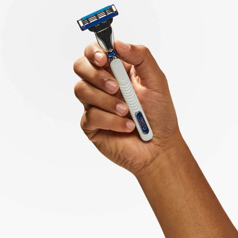 Gillette Mach3 Turbo 3D Razor + Mach3 Turbo 3 Blades Refills - TradeNRG UK